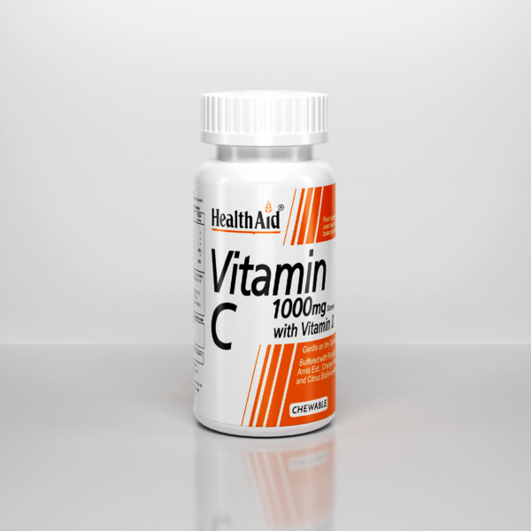 Vitamin C Chewable Tablets 1000mg Complex with Vitamin D